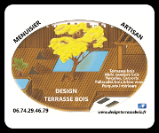 Logo Design Terrasse Bois - Sponsor Les Loges Virelart'daise