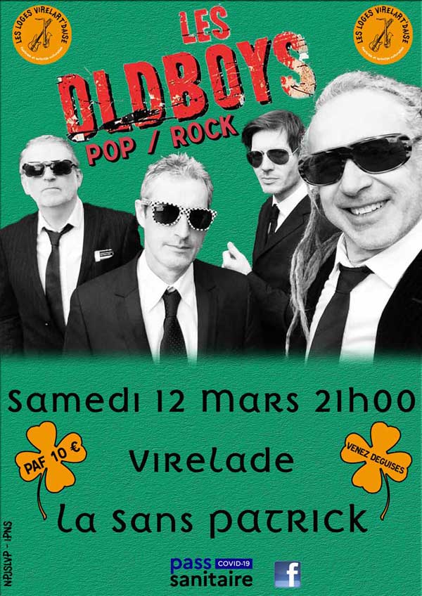Affiche Concert Les Old Boys - Virelade - Les Loges Virelartdaise