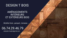 Logo Design Terrasse Bois - Sponsor de l'association Les Loges Virelartdaise