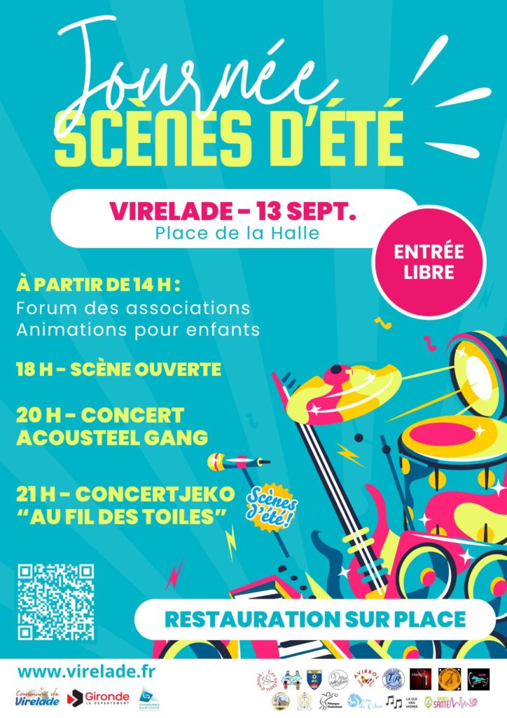 Affiche Journée Scènes d'été à Virelade - Jeko & Acousteel Gang
