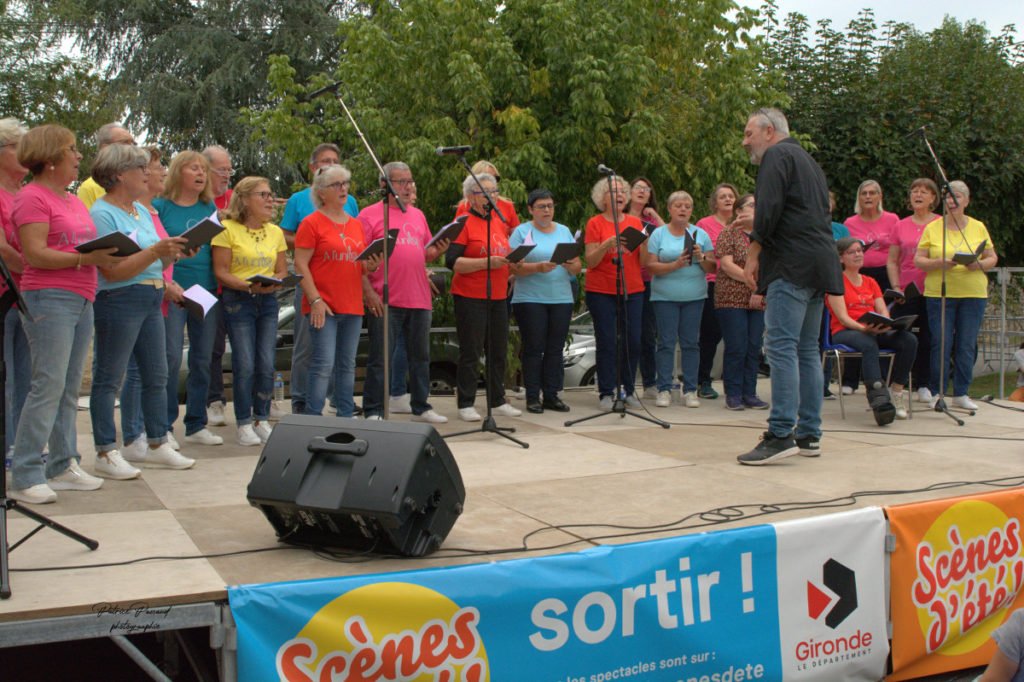 Photo Concert Chorale A l'Unichoeur - Journée Scènes d'été à Virelade - Les Loges Virelart'daise