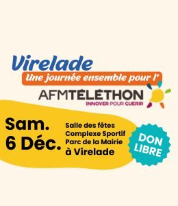 Illustration Evénement Virelade - Ensemble pour le Téléthon - avec Les Loges Virelart'daise