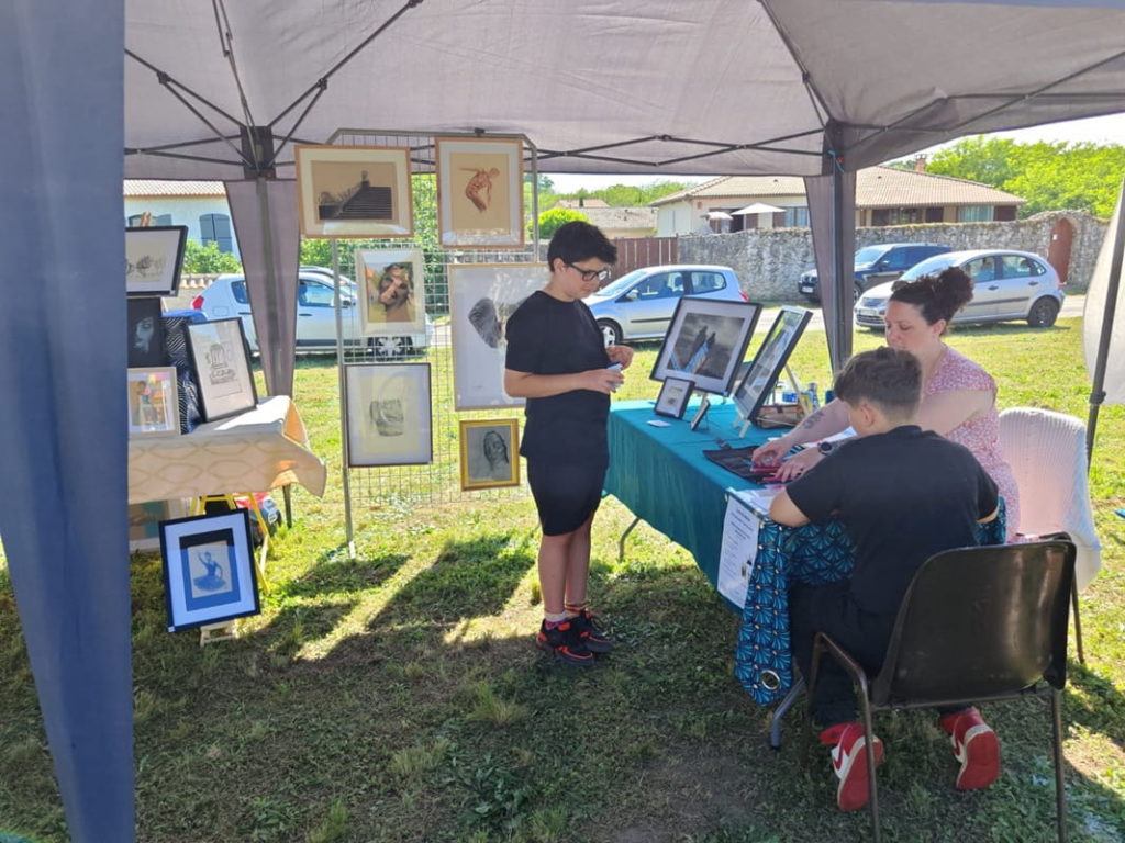 Photo 34 - Marché des artisans - 5ème Rencontre - édition 2025 - Virelade - Les Loges Virelart'daise