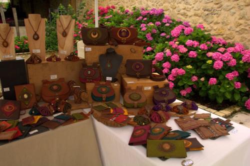 Stand Michka à la rencontre de l'artisanat d'art à Virelade