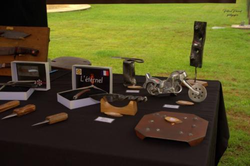 Stand Forgeron d'Art à la rencontre de l'Artisanat d'Art à Virelade