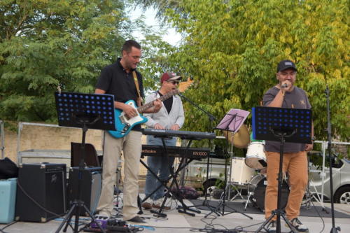 Scene d ete Virelade 2025 Les Loges Virelart daise Concert Acousteel Gang (3)