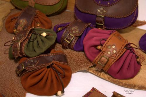 Bourses en cuir - Michka