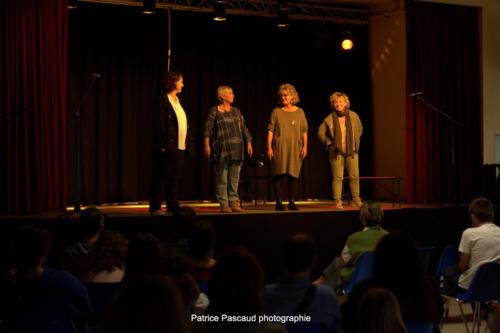 Ecole de Théâtre Vie de Bohème, pièce Juste 6 femmes au Festival Aux 1ères Loges - Les Loges Virelart'daise 23