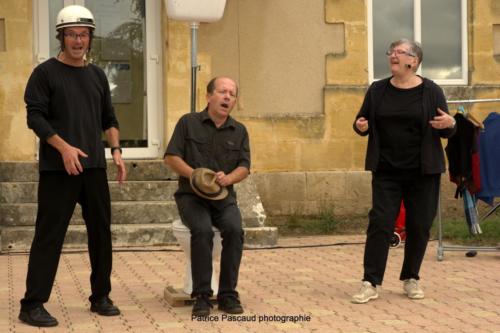 Troupe de Théâtre Les Sans Scène Fixe, pièce SANKEUNITET au Festival Aux 1ères Loges - Les Loges Virelart'daise 14