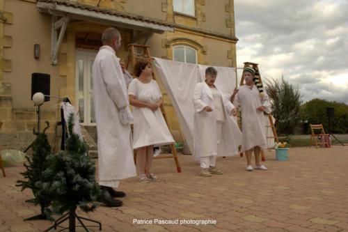 Troupe de Théâtre Les Sans Scène Fixe, pièce Le Barbouillé au Festival Aux 1ères Loges - Les Loges Virelart'daise 13