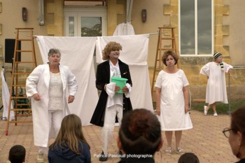 Troupe de Théâtre Les Sans Scène Fixe, pièce Le Barbouillé au Festival Aux 1ères Loges - Les Loges Virelart'daise 17