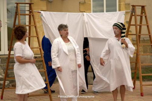 Troupe de Théâtre Les Sans Scène Fixe, pièce Le Barbouillé au Festival Aux 1ères Loges - Les Loges Virelart'daise 19