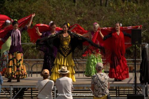 Démonstration de danse Sévillanes proposée par l'association Avirbol au Festival Musica Vir'live à Virelade 13