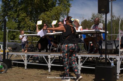 Défilé Custo Cyclo - Vélos fleuris - au festival Musica Vir'live à Virelade 34