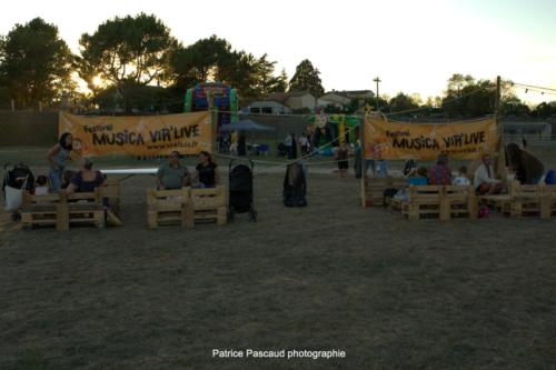 Virelade dans la nuit au Festival Musica Vir'Live de Virelade