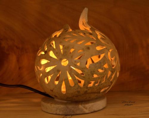 Lampe Calabazalie - Rencontre de l'Artisanat d'Art - Les Loges Virelart'daise