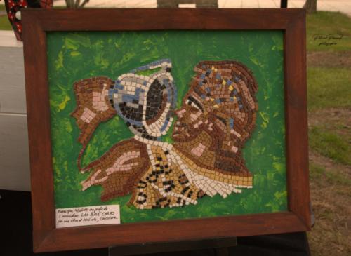 Tableau Tessae Mosaïque Moderne - Rencontre de l'Artisanat d'Art - Les Loges Virelart'daise