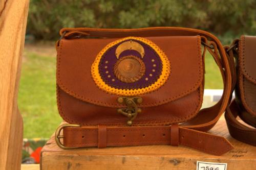 Sac en cuir Michka - Rencontre de l'Artisanat d'Art - Les Loges Virelart'daise