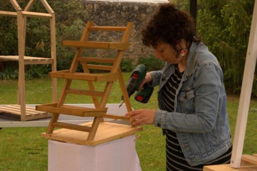 Installation de la Savonnerie Lili des Bois Jolis - Rencontre de l'Artisanat d'Art - Les Loges Virelart'daise