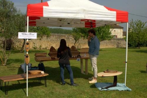 Stand Robins Wood - Rencontre de l'Artisanat d'Art - Les Loges Virelart'daise