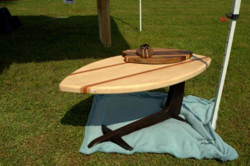 Table Robins Wood - Rencontre de l'Artisanat d'Art - Les Loges Virelart'daise