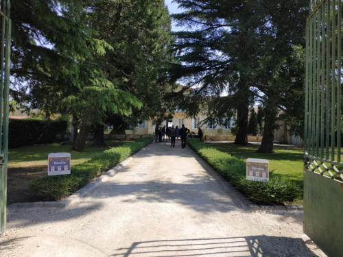 Entrée Demeure avec public - Rencontre de l'Artisanat d'Art - Les Loges Virelart'daise