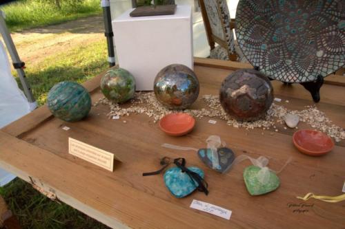 Stand Atelier Bulle d'Argile - Rencontres de l'Artisanat d'Art - Les Loges Virelart'daise