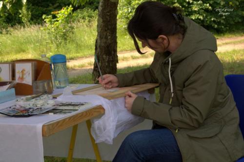 Marjolaine de Marjoline Fleur  - Rencontres de l'Artisanat d'Art - Les Loges Virelart'daise