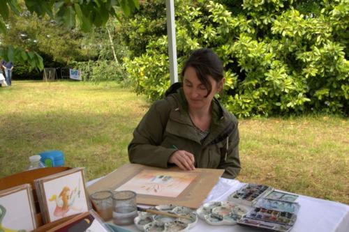 Marjolaine de Marjoline Fleur  - Rencontres de l'Artisanat d'Art - Les Loges Virelart'daise 2