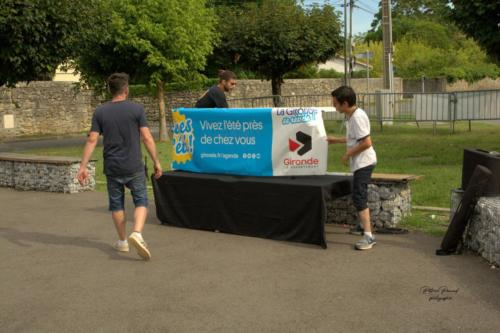 Installation Journée Scènes d'été - Virelade - La Scène - Les Loges Virelartdaise