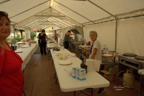 Installation Journée Scènes d'été - Virelade - Restauration TLV - Les Loges Virelartdaise