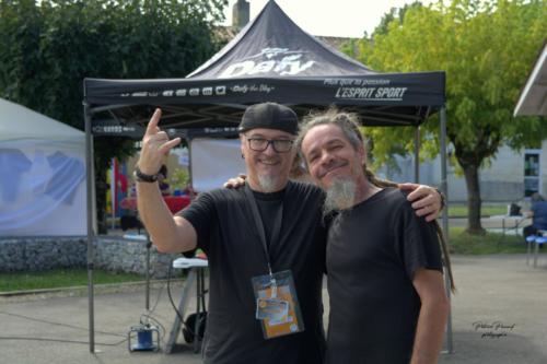 Installation Journée Scènes d'été - Virelade - Les bénévoles - Les Loges Virelartdaise