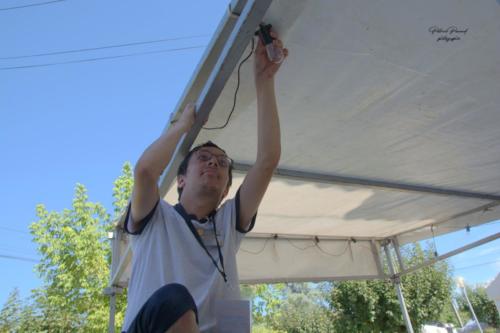 Installation Journée Scènes d'été - Virelade - La buvette - Les Loges Virelartdaise